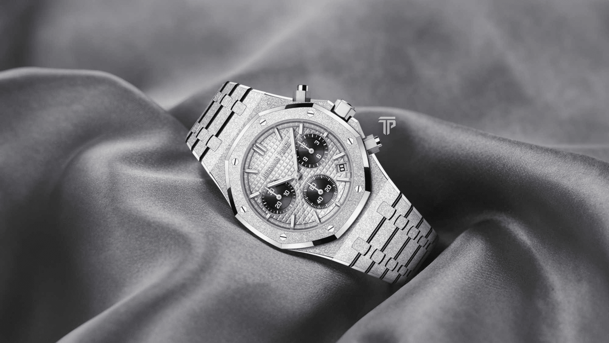 Audemars Piguet Royal Oak chronograph on silk