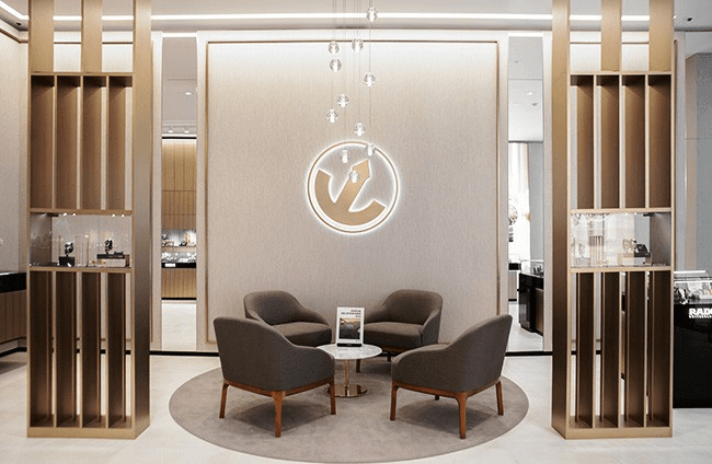ONYKS showroom lounge at Bayswater By Omniyat, Dubai